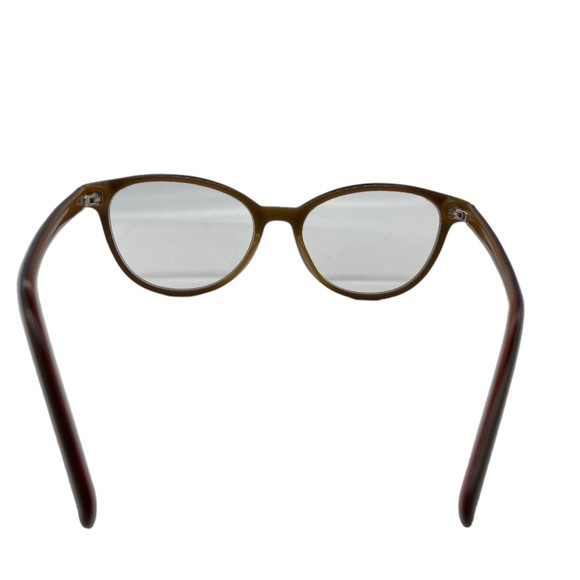 Kirkland Prescription-Ready Frames "Brandi" Style, Brown, Blue Accents on Edges - Picture 9 of 14